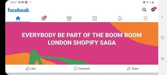 EVERYBODY BE PART OF THE BOOM BOOM LONDON SHOPIFY SAGA