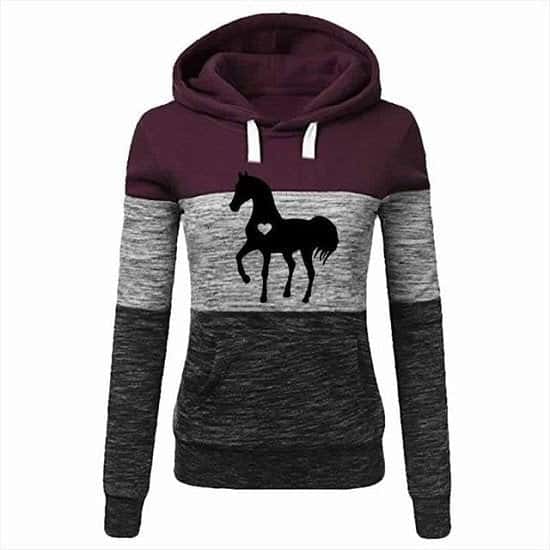 HORSE PRINT MAGNIFICENT PULLOVER