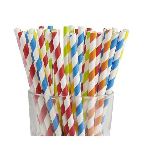 Perfect for National Picnic Month - Wilko Paper Straws 100pk: £2.00!