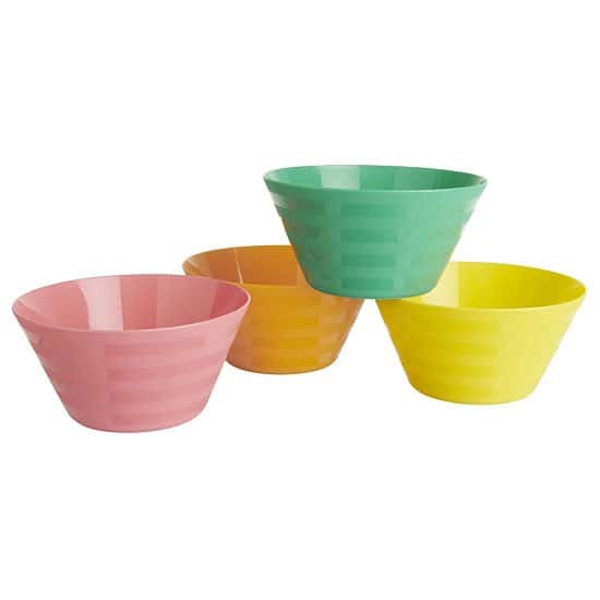 Perfect for National Picnic Month - Wilko Picnic Bowls 4pk: £1.00!