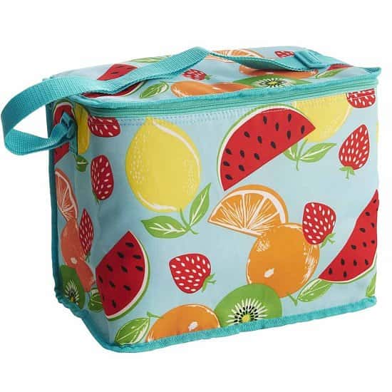 Perfect for National Picnic Month - Wilko Fruits Family Cool Bag: £8.00!