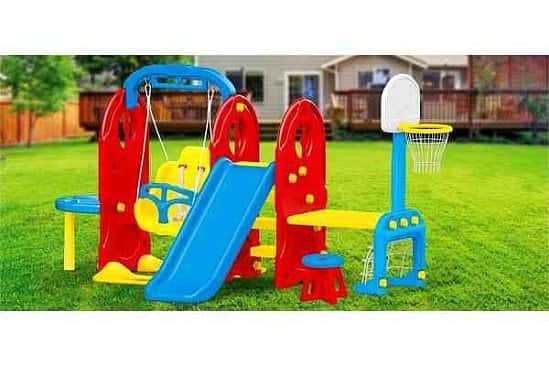 Perfect for the Summer Holidays: Dolu 7-in-1 Playground Frame - £199.99!