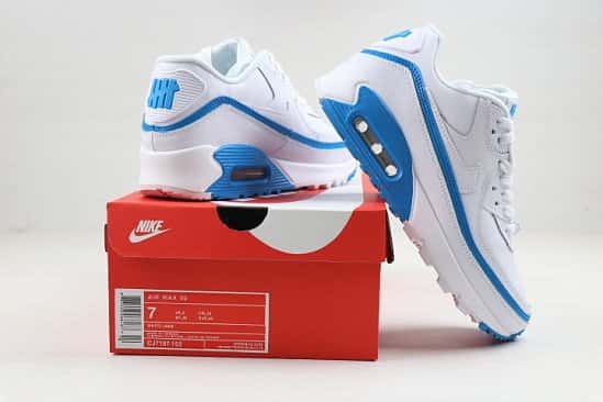 Nike air max Undefeated White, Blue Fury