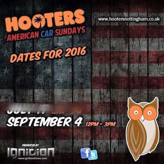 The final Hooters American Car Sunday is this Weekend.!!
