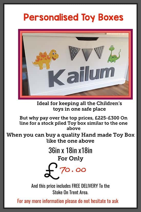 Personalised Toy Boxes