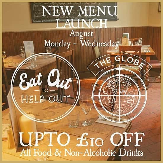 New menu launch - Join us for the Eat Out To Help Out Scheme!