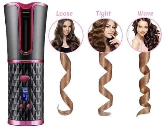 New! Cordless Automatic USB Hair Curler