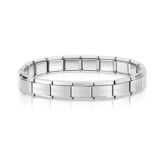 NOMINATION CLASSIC SILVER BASE BRACELET FROM £14.00