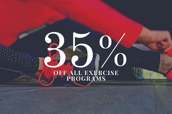 35% of ALL exercise programs