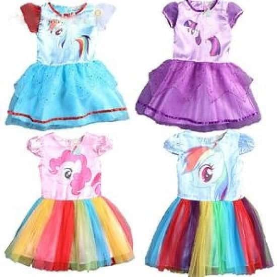 SAMGAMI BABY New Summer Cute Dress Little Girls Dress my Pony Spring Girl Short Sleeve Dresses My gi
