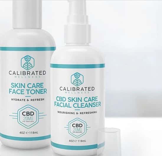 Vibrant Facial C B D Skin Care Facial Cleanser C B D Skin Care Face Toner