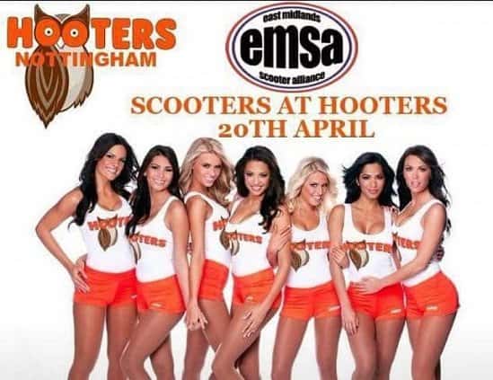Scooters at Hooters