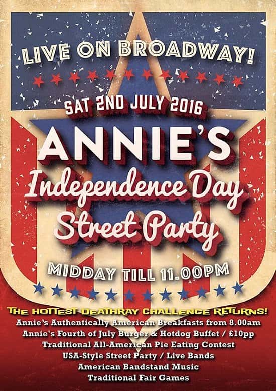 Annie's Independence Day Street Party 2016!