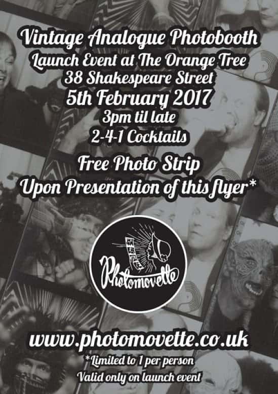 Vintage Analogue Photobooth - Launch Event