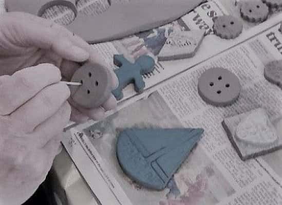 Ceramic Buttons and Brooches workshop