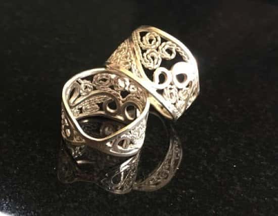 Russian Filigree Ring with Melody Unchained
