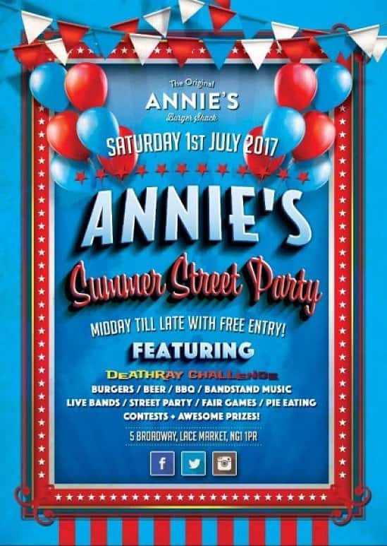 Annie's Summer Street Party 2017!