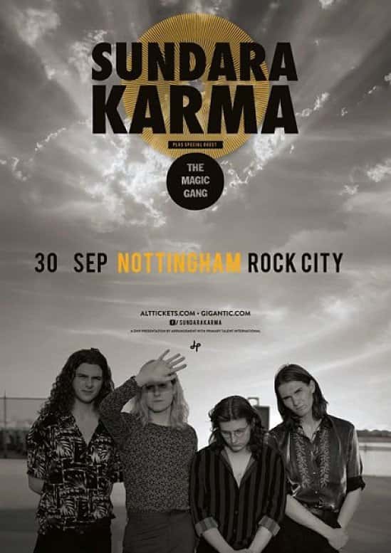 Sundara Karma at Rock City supported by The Magic Gang