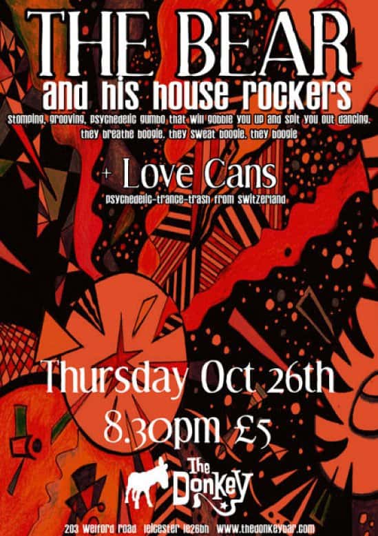 The Bear & his House Rockers + Love Cans