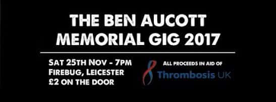 The Ben Aucott Memorial Gig 2017