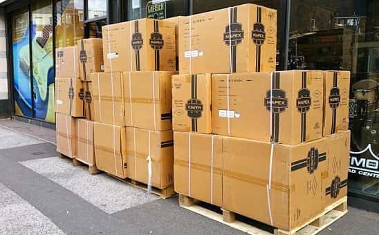 More Mapex Drum Kits Delivered this Morning! From Tornado to Saturn Series, We've Got the Lot!