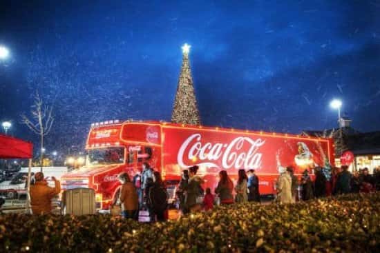 Hull, St Stephens Shopping Centre - Coca Cola Truck Stop!