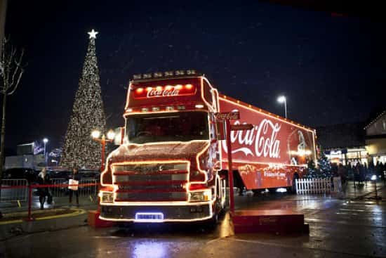 Leyton, Asda - Coca Cola Truck Stop!