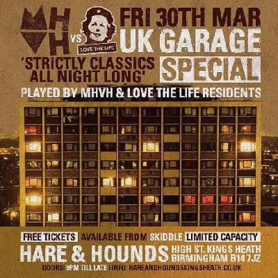 MOHO vs LTL: UK Garage Special - Free Entry at Hare And Hounds