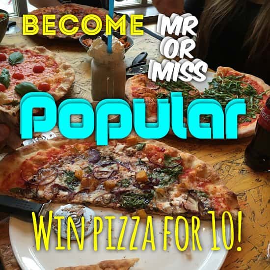 WIN A PIZZA  PARTY