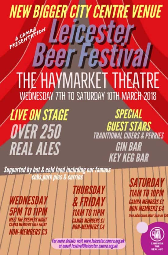 Leicester Beer Festival 2018