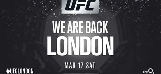 UFC Fight Night London at The O2 arena