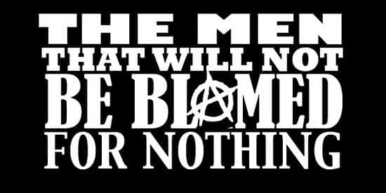 The Men That Will Not Be Blamed For Nothing - 21st March - The Shed
