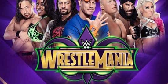 WRESTLEMANIA 34 - LIVE on a 15ft LED Screen, 8th April. Free Entry!
