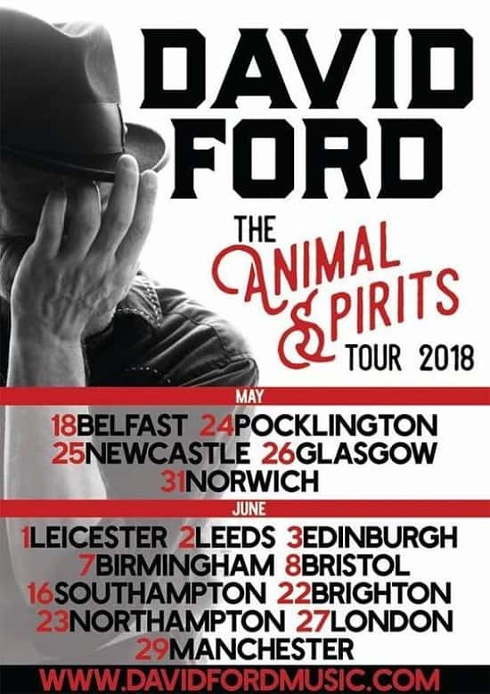 David Ford The Animal Spirits Tour