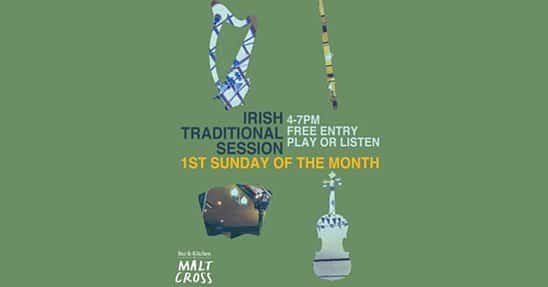 Irish Traditional Folk Sessions at the Malt Cross