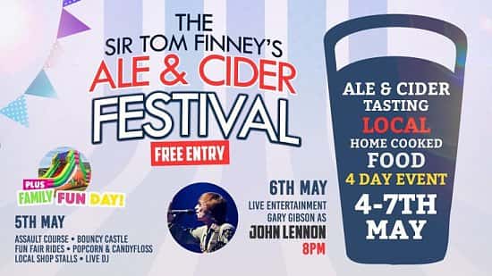 May Bank Holiday - Ale & Cider Festival. Fun Day. Live Entertainment