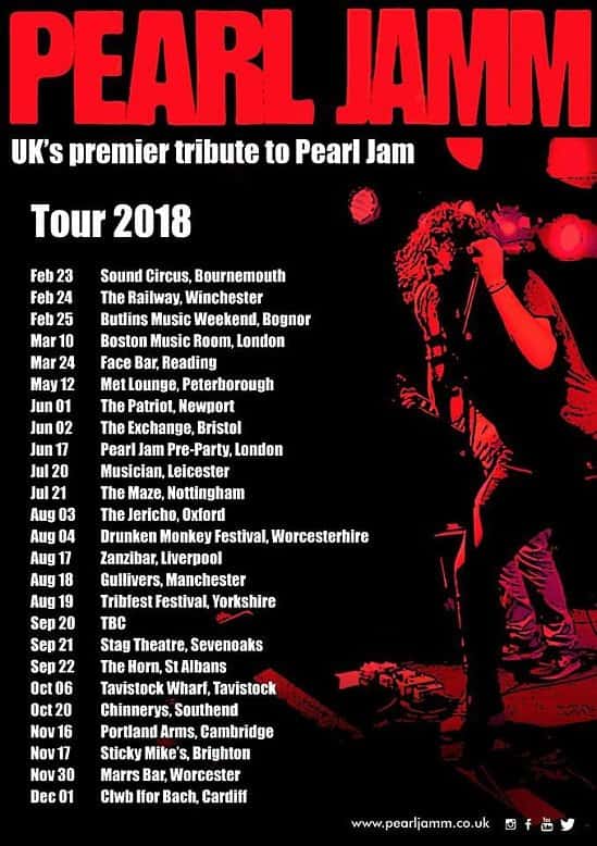 Pearl Jamm (Pearl Jam Tribute) LIve in Nottingham