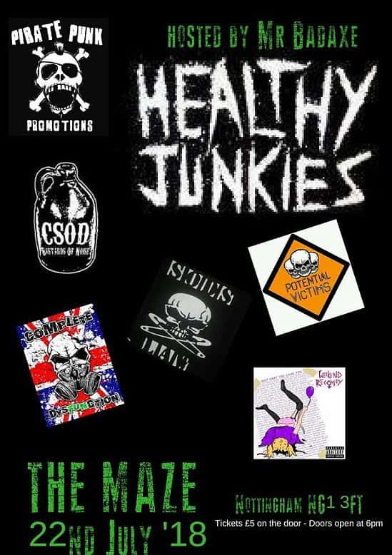 Healthy Junkies/weekend recovery/potential victims