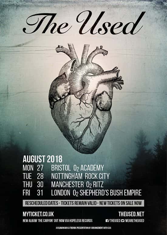 THE USED *rescheduled date*