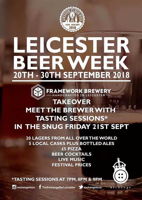 Leicester Beer Week Framework Takeover - The Exchange