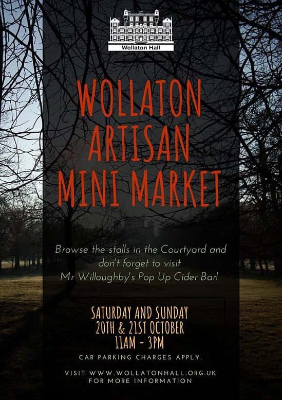 Wollaton Artisan Mini Market Sat 20th Oct - Sun 21st Oct