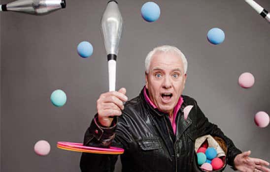 Dave Spikey - Juggling on a Motorbike