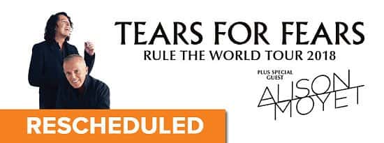 TEARS FOR FEARS + Alison Moyet THE RULE THE WORLD TOUR