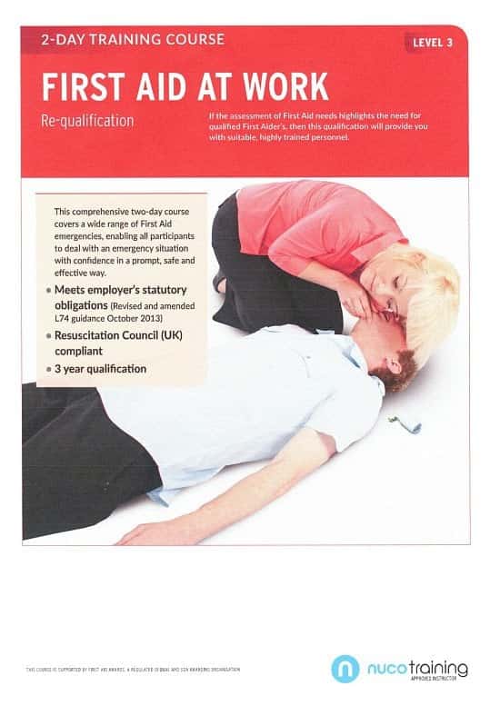 2-Day First Aid at Work Re-qualification Course