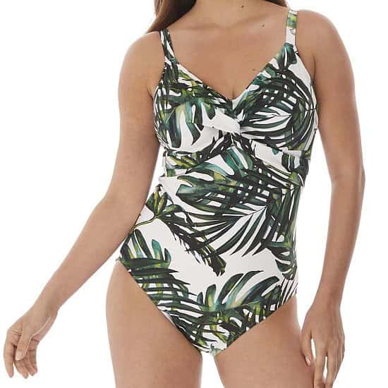 Palm Valley Underwired Twist Front Light Control Swimsuit - £86.00!