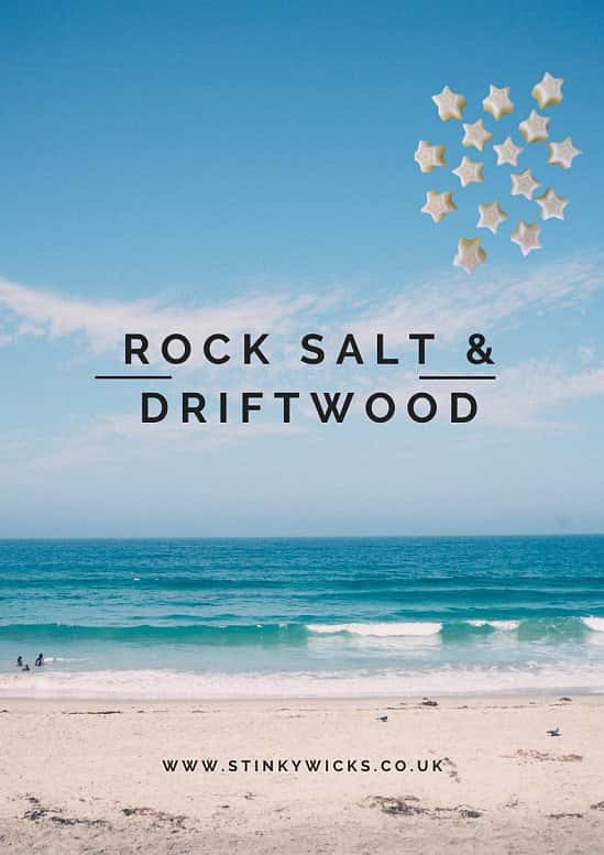 WIN our stunning Rock Salt & Driftwood wax melts