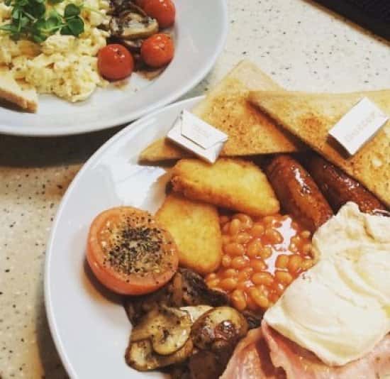 Breakfast is served until 1pm, for all you late risers.