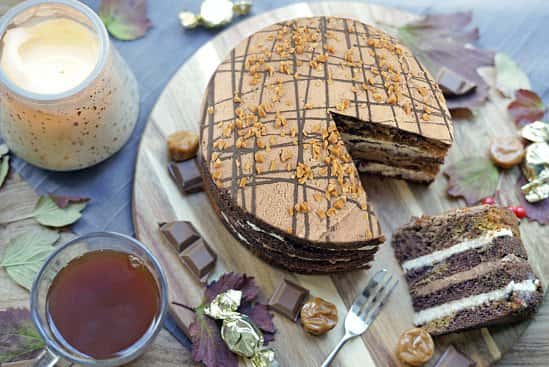 Chocolate & Caramel Cake