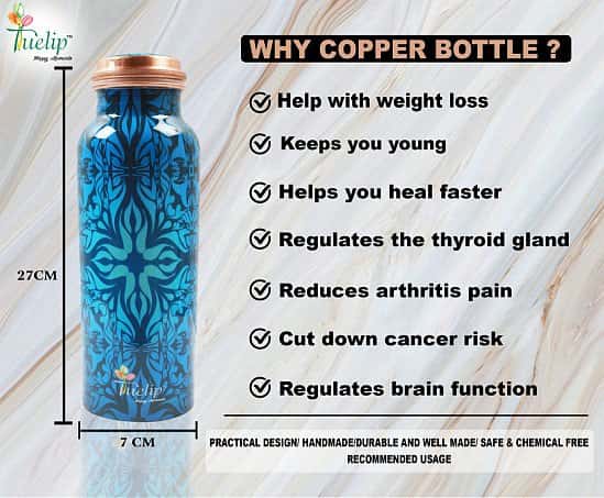 New 100% Copper water bottle