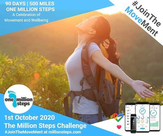 Up to 25% off! Final Week To Join: Million Steps Challenge 1st October 2020